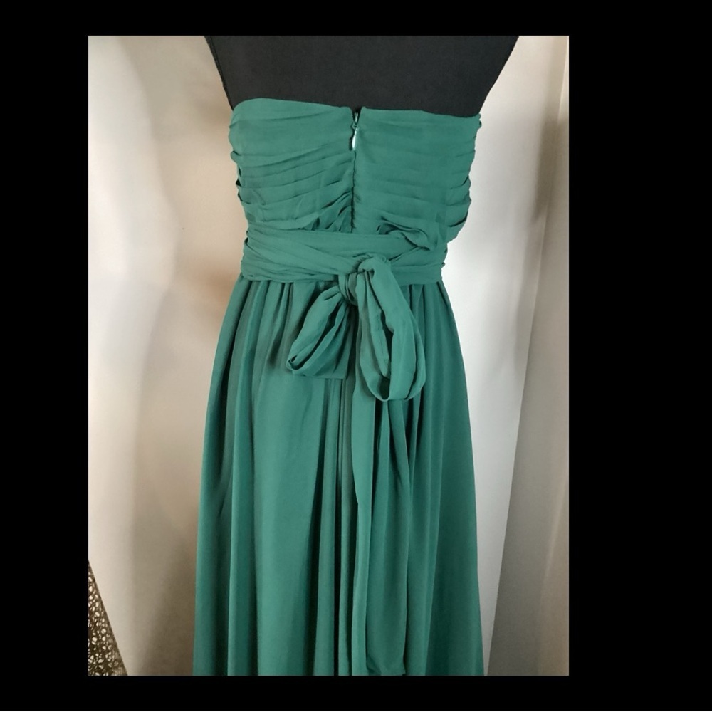 Plus Size Chic Strapless Green Gown Size 1X - Picture 8 of 9